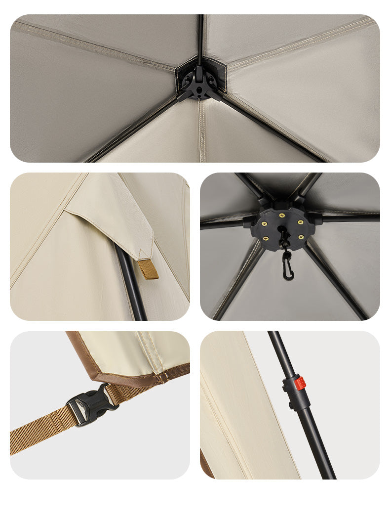 【新品訂購】六邊雲界自立速開天幕|一體式快開|戶外客廳 CNK230WS014